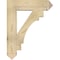Ekena Millwork Merced Arts & Crafts Rough Sawn Bracket, Douglas Fir, 6"W x 28"D x 36"H BKT06X28X36MRC03RDF - alternate 2
